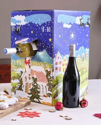 Calendrier avent vin 12 bouteilles